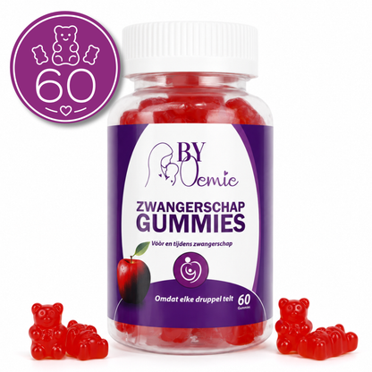 ByOemie® Zwangerschap Gummies – 60 Stuks